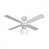   Mennyezeti Ventilátor Lámpával EDM Caribe Fehér 50 W MOST 48641 HELYETT 37023 Ft-ért!