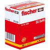 Csapok Fischer SX 70008 Nylon 8 x 40 mm (100 egység) MOST 11826 HELYETT 7077 Ft-ért!