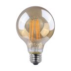   LED Izzók EDM Vintage F 8 W E27 720 Lm Ø 8 x 12 cm (2000 K) MOST 11833 HELYETT 7085 Ft-ért!