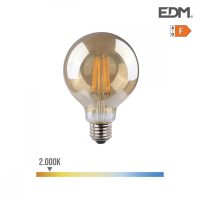   LED Izzók EDM Vintage F 8 W E27 720 Lm 12,5 x 17 cm Ø 12,5 x 17 cm (2000 K) MOST 13736 HELYETT 8218 Ft-ért!
