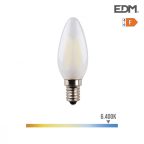   LED Izzók EDM E14 4,5 W F 470 lm (6400K) MOST 4207 HELYETT 2522 Ft-ért!