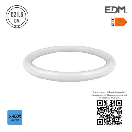 LED Cső EDM Kör alakú G10Q F 15 W 1500 lm (6400 K) MOST 19034 HELYETT 11393 Ft-ért!