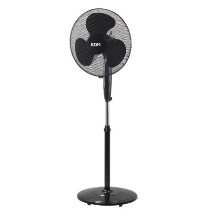 Álló Ventilátor EDM Fekete 45 W MOST 28988 HELYETT 20223 Ft-ért!