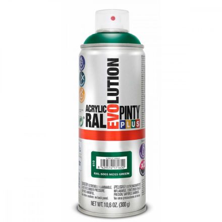 Spray festék Pintyplus Evolution RAL 6005 400 ml Moss Green MOST 7897 HELYETT 4431 Ft-ért!