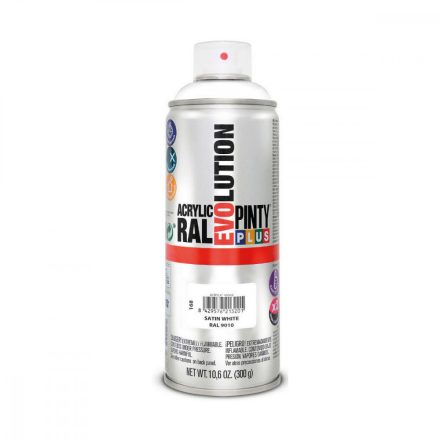 Spray festék Pintyplus Evolution RAL 9010 400 ml Szaténezett Pure White MOST 7897 HELYETT 4431 Ft-ért!