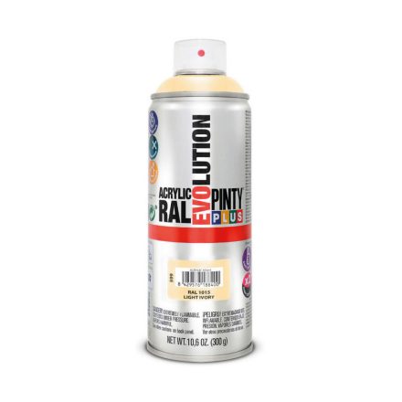 Spray festék Pintyplus Evolution RAL 1015 400 ml Light Ivory MOST 7897 HELYETT 4431 Ft-ért!