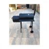 Faszenes Barbecue Sütő Tetővel és Kerekekkel Fekete (112 x 63 x 112 cm) MOST 91172 HELYETT 77047 Ft-ért!