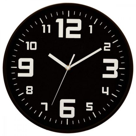 Falióra 5five Simply Smart Fekete polipropilén Ø 30 cm MOST 14850 HELYETT 8888 Ft-ért!