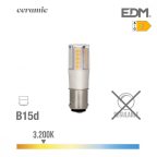   LED Izzók EDM 700 lm E 5,5 W B15D Ø 1,7 x 5,7 cm (3200 K) MOST 9544 HELYETT 5357 Ft-ért!