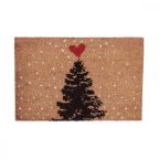   Lábtörlő House of Seasons Christmas tree Piros (60 x 40 cm) MOST 13929 HELYETT 8549 Ft-ért!