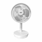   Asztali Ventilátor EDM Fehér 4 W 16,5 x 18,5 cm Újratölthető USB MOST 23010 HELYETT 15494 Ft-ért!