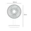 Asztali Ventilátor EDM Fehér 4 W 16,5 x 18,5 cm Újratölthető USB MOST 23010 HELYETT 15494 Ft-ért!