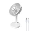 Asztali Ventilátor EDM Fehér 4 W 16,5 x 18,5 cm Újratölthető USB MOST 23010 HELYETT 15494 Ft-ért!