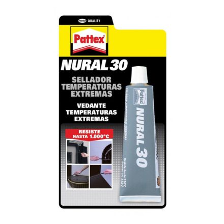 Cement Pattex Nural 30 Ragasztó Magas hőmérsékletnek ellenálló Szürke 150 g MOST 14510 HELYETT 8681 Ft-ért!