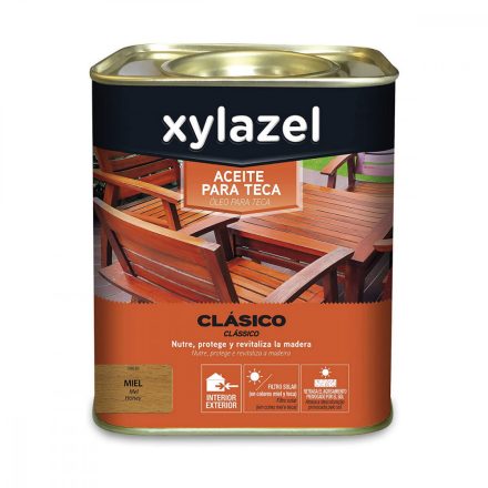 Teak olaj Xylazel Classic Méz 750 ml Matt MOST 19808 HELYETT 11856 Ft-ért!