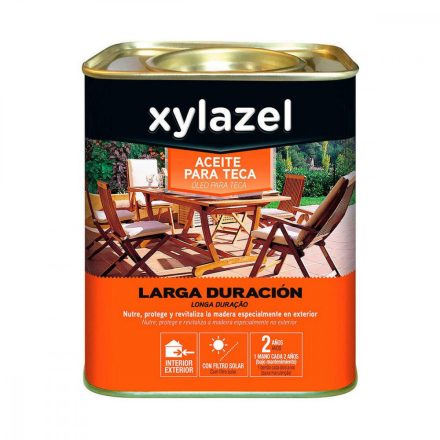 Teak olaj Xylazel Hosszú időtartam Természetes 750 ml Matt MOST 17727 HELYETT 11939 Ft-ért!