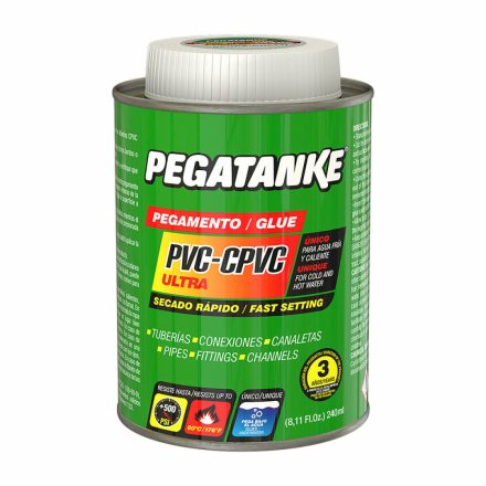 Ragasztó PEGATANKE PVC-CPVC Ultra 240 ml MOST 10526 HELYETT 6300 Ft-ért!