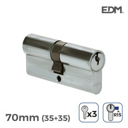 Henger EDM r15 Európai Hosszú bütyök Ezüst színű nikkel (70 mm) MOST 11609 HELYETT 6515 Ft-ért!