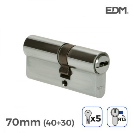 Henger EDM r13 Európai Rövid Cam Ezüst színű nikkel (70 mm) MOST 11493 HELYETT 6879 Ft-ért!