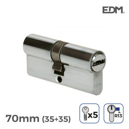 Henger EDM r13 Európai Rövid Cam Ezüst színű nikkel (70 mm) MOST 11493 HELYETT 6879 Ft-ért!