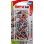   Fali dugók és csavarok Fischer duopower Fali dugók és csavarok 18 egység (5 x 25 mm) MOST 7061 HELYETT 3960 Ft-ért!