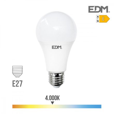 LED Izzók EDM E 24 W E27 2700 lm Ø 7 x 13,6 cm (4000 K) MOST 10488 HELYETT 6275 Ft-ért!