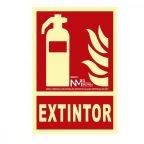   Jel Normaluz Extintor PVC (21 x 30 cm) MOST 8353 HELYETT 4688 Ft-ért!