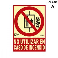   Jel Normaluz No utilizar en caso de incendio PVC (21 x 30 cm) MOST 10310 HELYETT 5787 Ft-ért!