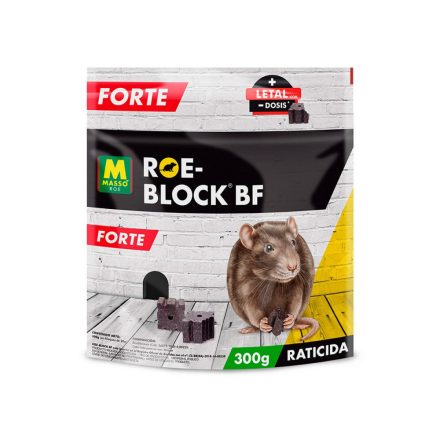 Patkányméreg Massó Roe-Block Forte BF 300 gr MOST 10341 HELYETT 6193 Ft-ért!
