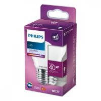   LED Izzók Philips Fehér F 40 W 4,3 W E27 470 lm 4,5 x 7,8 cm (4000 K) MOST 5646 HELYETT 3167 Ft-ért!