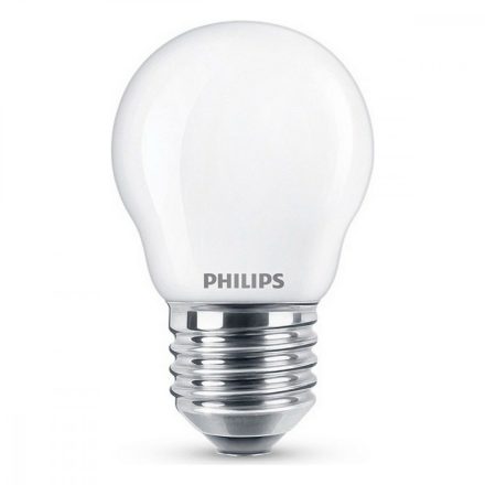 LED Izzók Philips Gömbölyű E 6,5 W E27 806 lm 4,5 x 7,8 cm (4000 K) MOST 8454 HELYETT 4746 Ft-ért!