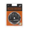 Tippkészlet Black & Decker a7090-xj 7 Darabok Lakás pH MOST 7688 HELYETT 4316 Ft-ért!