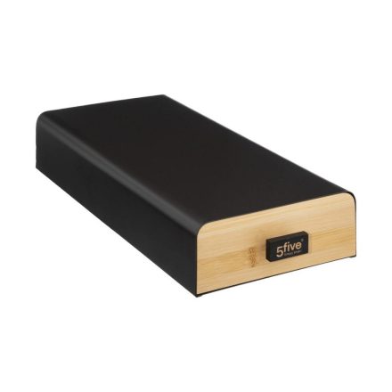 Kávékapszula rendező 5five Simply Smart Noir Kitchen Fekete Fém 38 x 17,8 x 7,3 cm (30 egység) MOST 20759 HELYETT 13981 Ft-ért!