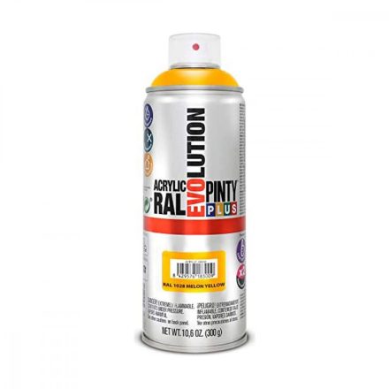 Spray festék Pintyplus Evolution RAL 1028 400 ml Melon Yellow MOST 7897 HELYETT 4431 Ft-ért!