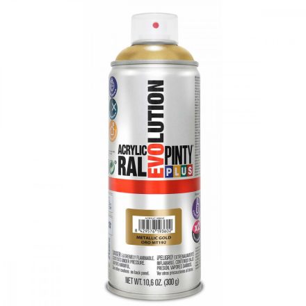 Spray festék Pintyplus Evolution MT192 Fémes 400 ml Arany MOST 12553 HELYETT 7044 Ft-ért!