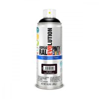   Spray festék Pintyplus Evolution RAL 9005 400 ml Matt Vízbázis Jet Black MOST 11052 HELYETT 6201 Ft-ért!