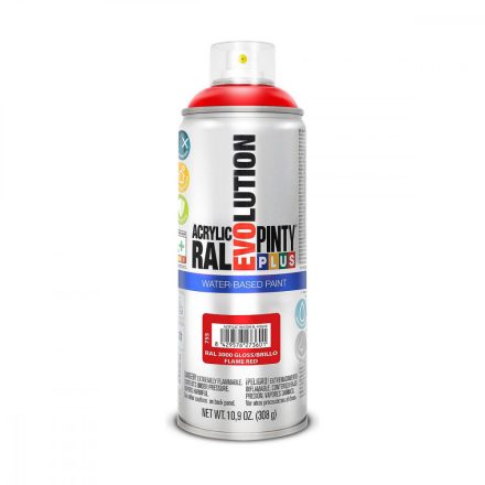 Spray festék Pintyplus Evolution RAL 3000 Vízbázis Flame Red 400 ml MOST 11052 HELYETT 6201 Ft-ért!