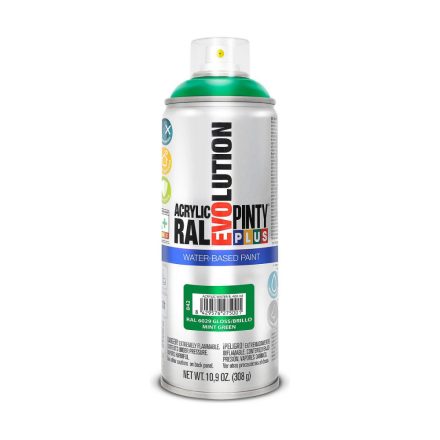 Spray festék Pintyplus Evolution RAL 6029 Vízbázis Mint Green 400 ml MOST 11052 HELYETT 6201 Ft-ért!