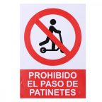   Jel Normaluz Prohibido acceder con patinete Műanyag (21 x 30 cm) MOST 9018 HELYETT 5060 Ft-ért!