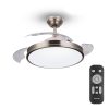 Mennyezeti Ventilátor Lámpával Philips Atlas 35 W 28 W 4500 Lm nikkel (2700 K) MOST 171307 HELYETT 144759 Ft-ért!