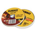   Vágólemez Dewalt Fast Cut dt3506-qz 10 egység 115 x 1 x 22,23 mm MOST 10232 HELYETT 6126 Ft-ért!