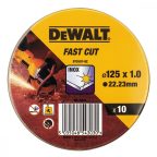   Vágólemez Dewalt Fast Cut dt3507-qz 10 egység 115 x 1 x 22,23 mm MOST 11524 HELYETT 6895 Ft-ért!
