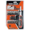 Bit set with screwdriver Black & Decker BDHT0-62130 29 Darabok MOST 13141 HELYETT 7863 Ft-ért!