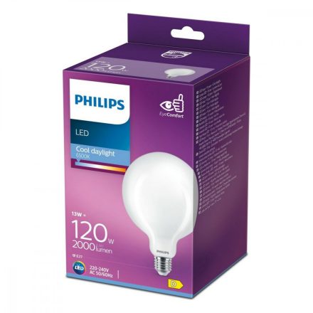 LED Izzók Philips D 13 W E27 2000 Lm 12,4 x 17,7 cm (6500 K) MOST 18848 HELYETT 11285 Ft-ért!