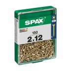   Csavaros doboz SPAX 4081020200122 Fa csavar Lapos fej (2 x 12 mm) (2,0 x 12 mm) MOST 6242 HELYETT 3506 Ft-ért!