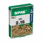   Csavaros doboz SPAX 4081020200162 Lapos fej 2 x 12 mm 2 x 16 mm 2,0 x 16 mm (100 egység) MOST 5081 HELYETT 2852 Ft-ért!