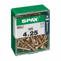   Csavaros doboz SPAX Fa csavar Lapos fej (4 x 25 mm) (4,0 x 25 mm) MOST 6087 HELYETT 3415 Ft-ért!