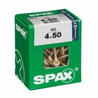   Csavaros doboz SPAX Fa csavar Lapos fej (4 x 50 mm) (4,0 x 50 mm) MOST 11014 HELYETT 6184 Ft-ért!