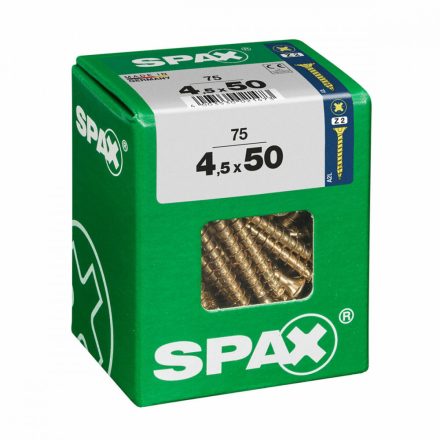 Csavaros doboz SPAX Fa csavar Lapos fej (4,5 x 50 mm) MOST 10078 HELYETT 5655 Ft-ért!