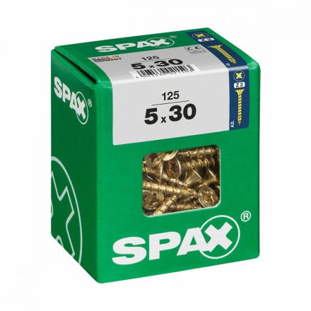 Csavaros doboz SPAX Fa csavar Lapos fej (5 x 30 mm) (5,0 x 30 mm) MOST 12421 HELYETT 6970 Ft-ért!